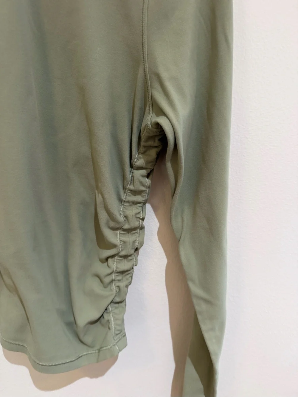 lululemon All It Takes Long Sleeve Top - Rosemary Green-cinched-medium